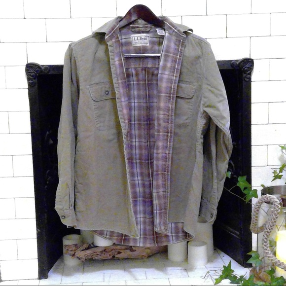 L.L. Bean Other - Vintage LL Bean Flannel-Lined Shirt (Mens – M)